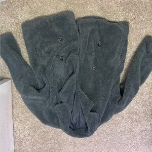 Cozy Dark Gray Fleece Jacket